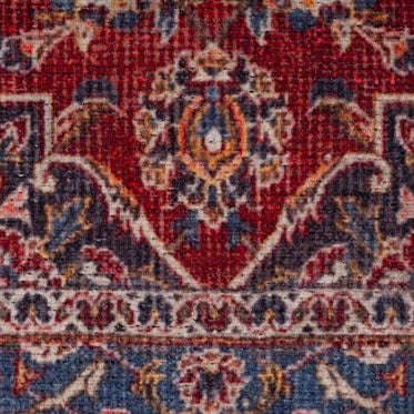 Washable Red Oriental Area Rug - Tullow | Living Room Rugs | Kukoon ...