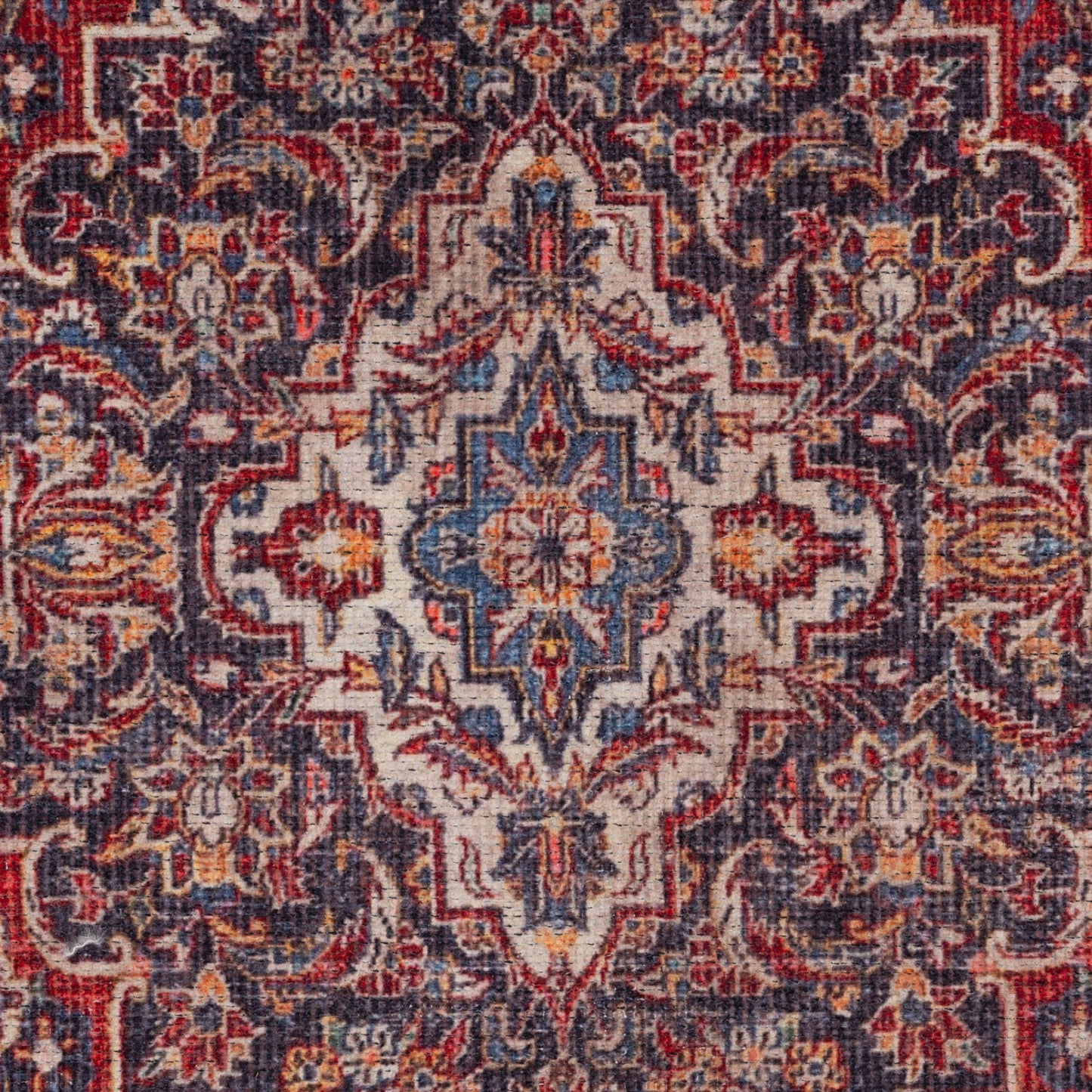 Washable Red Oriental Area Rug - Tullow