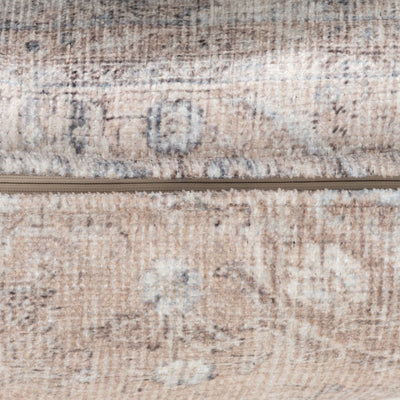 Distressed Beige Cushion Cover