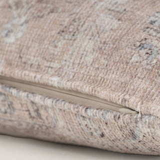 Distressed Beige Cushion Cover