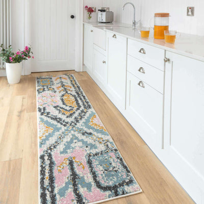 Pastel Tribal Print Area Room Rug