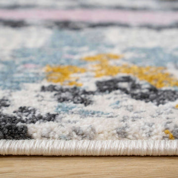 Pastel Tribal Print Area Room Rug