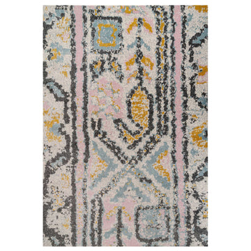Pastel Tribal Print Area Room Rug