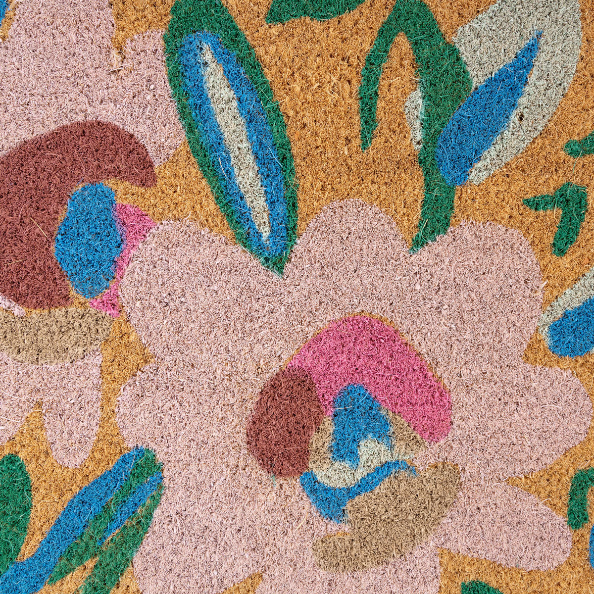 Colourful Floral Designer Doormat - Sadie Flowers