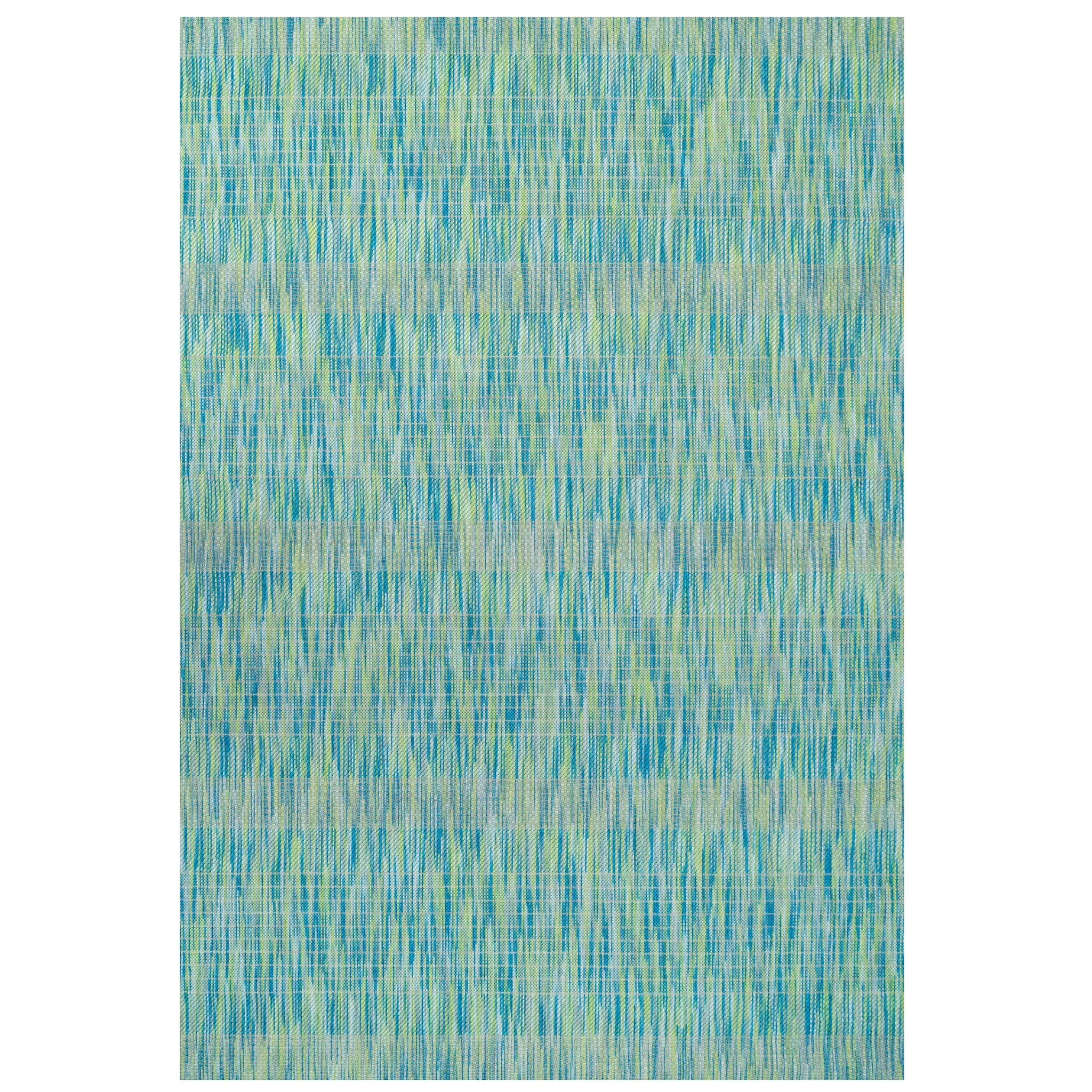 Mottled Sea Green Indoor Outdoor Area Rug
