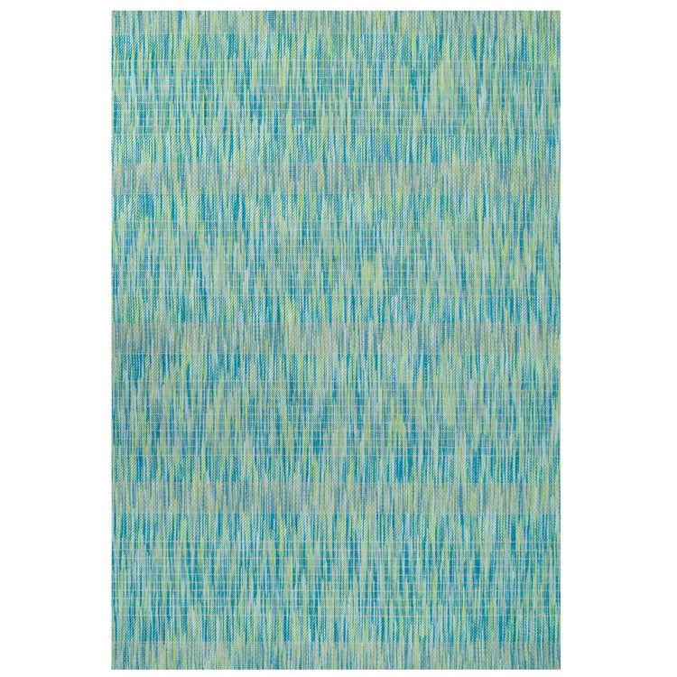 Mottled Sea Green Indoor Outdoor Area Rug
