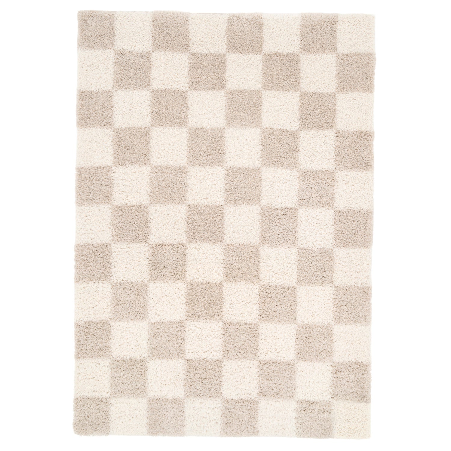 Shaggy Checker Rugs