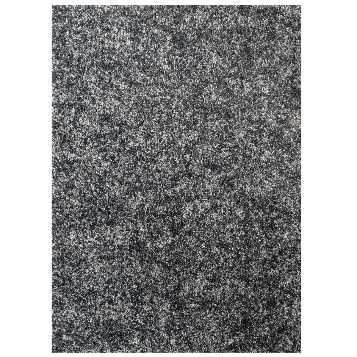 Soft Mottled Grey Shaggy Area Rug