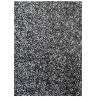 Soft Mottled Grey Shaggy Area Rug