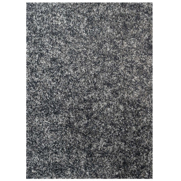 Soft Mottled Grey Shaggy Area Rug