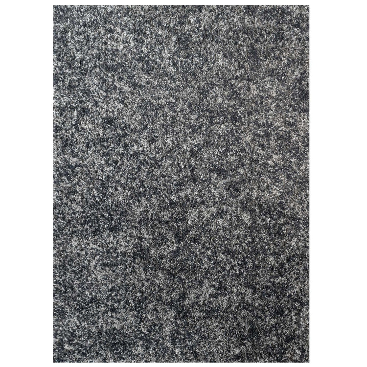 Soft Mottled Grey Shaggy Area Rug