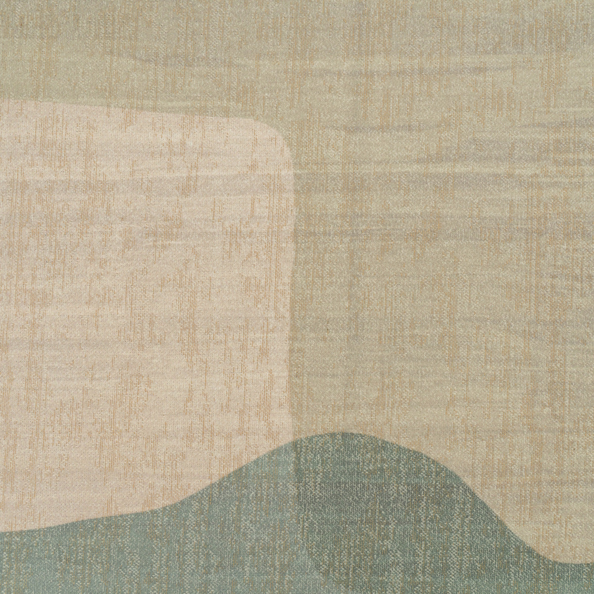 Washable Geo Blue Runner - Boone