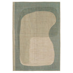 Washable Geo Blue Rug - Boone