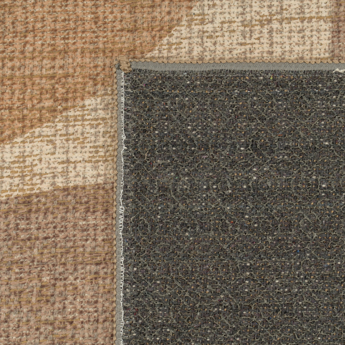 Washable Geo Beige Runner - Lola