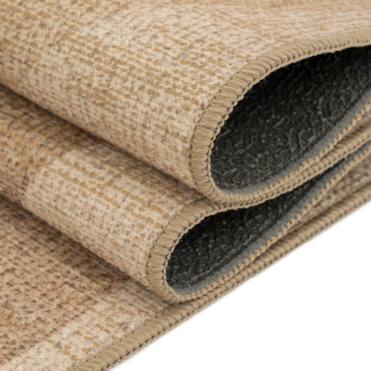 Washable Geo Beige Rug - Lola