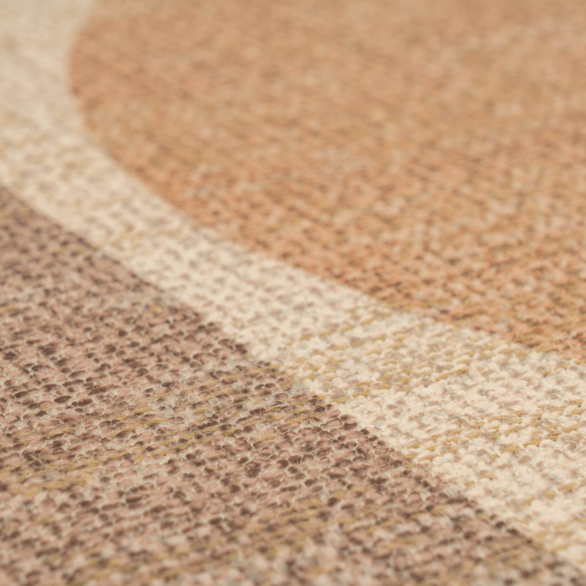 Washable Geo Beige Runner - Lola