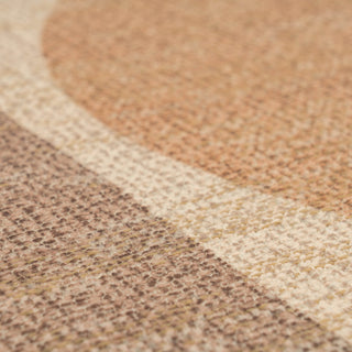 Washable Geo Beige Runner - Lola