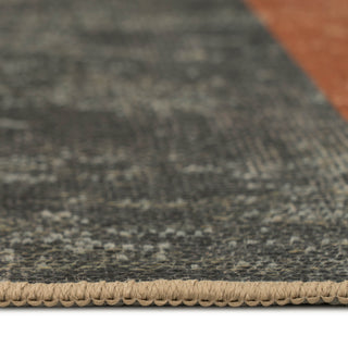 Washable Geo Beige Runner - Milo