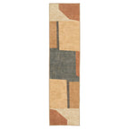Washable Geo Beige Runner - Milo
