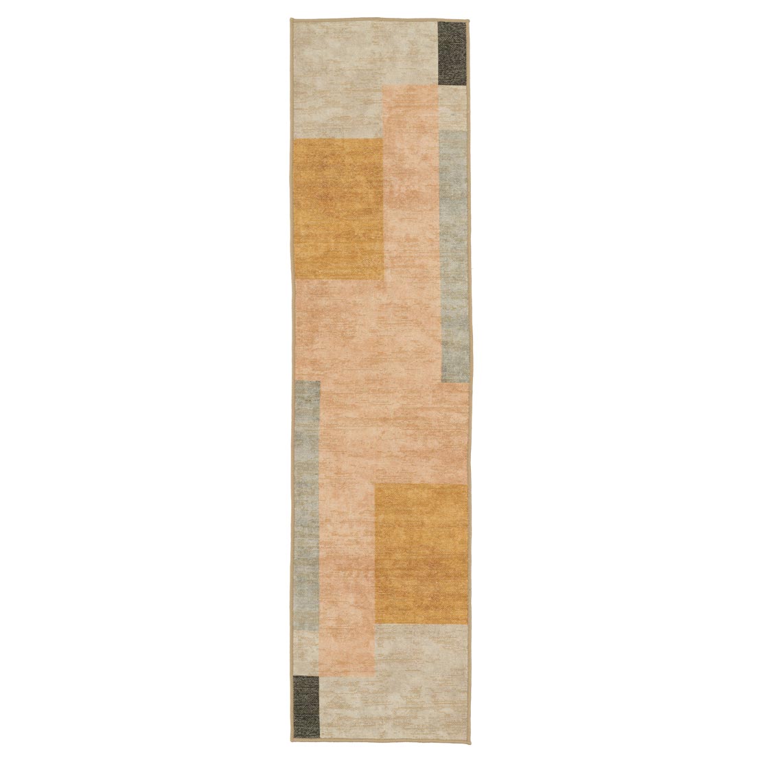 Washable Geo Multicolour Runner - Yaro