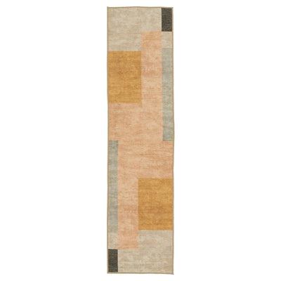 Washable Geo Multicolour Runner - Yaro
