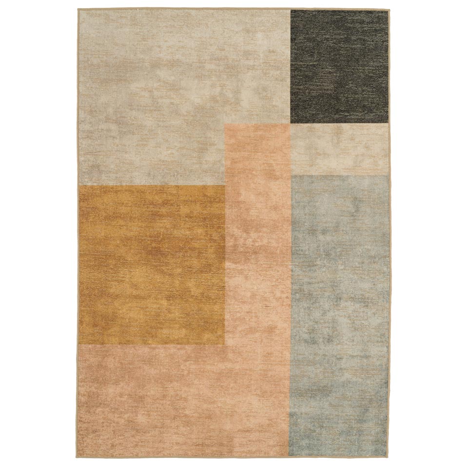Washable Geo Multicolour Rug - Yaro