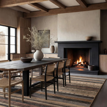 Washable Multicolour Berber Rug - Metz