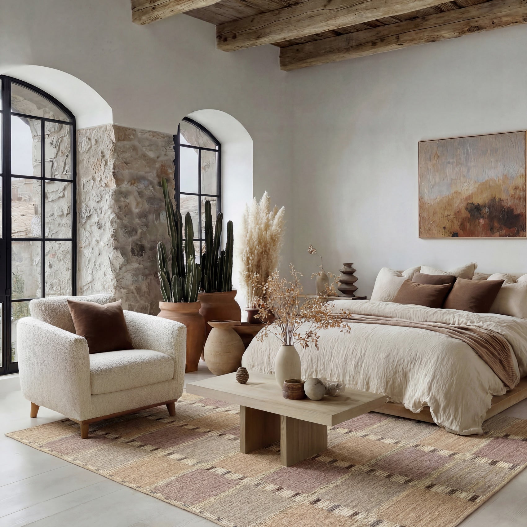 Washable Pastel Checkers Rug - Nyra