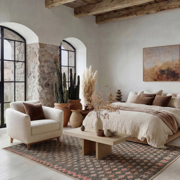 Washable Colourful Boho Rug - Razen