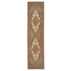Washable Geo Red Runner - Hester