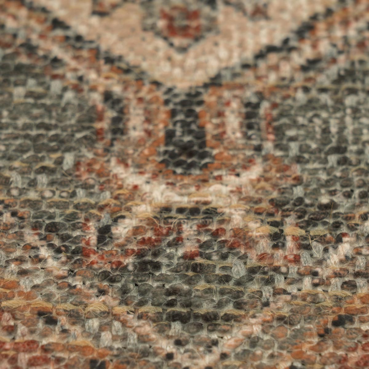 Washable Geo Multicolour Rug - Dilara