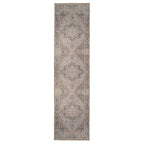 Washable Vintage Green Jute Style Runner - Cova