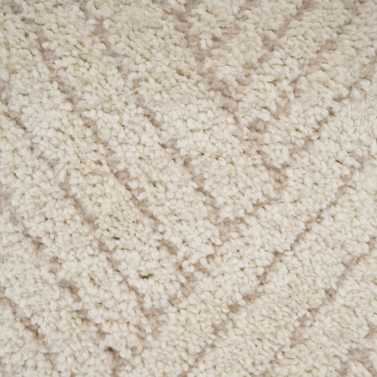 Cream Carved Area Rug - Affa