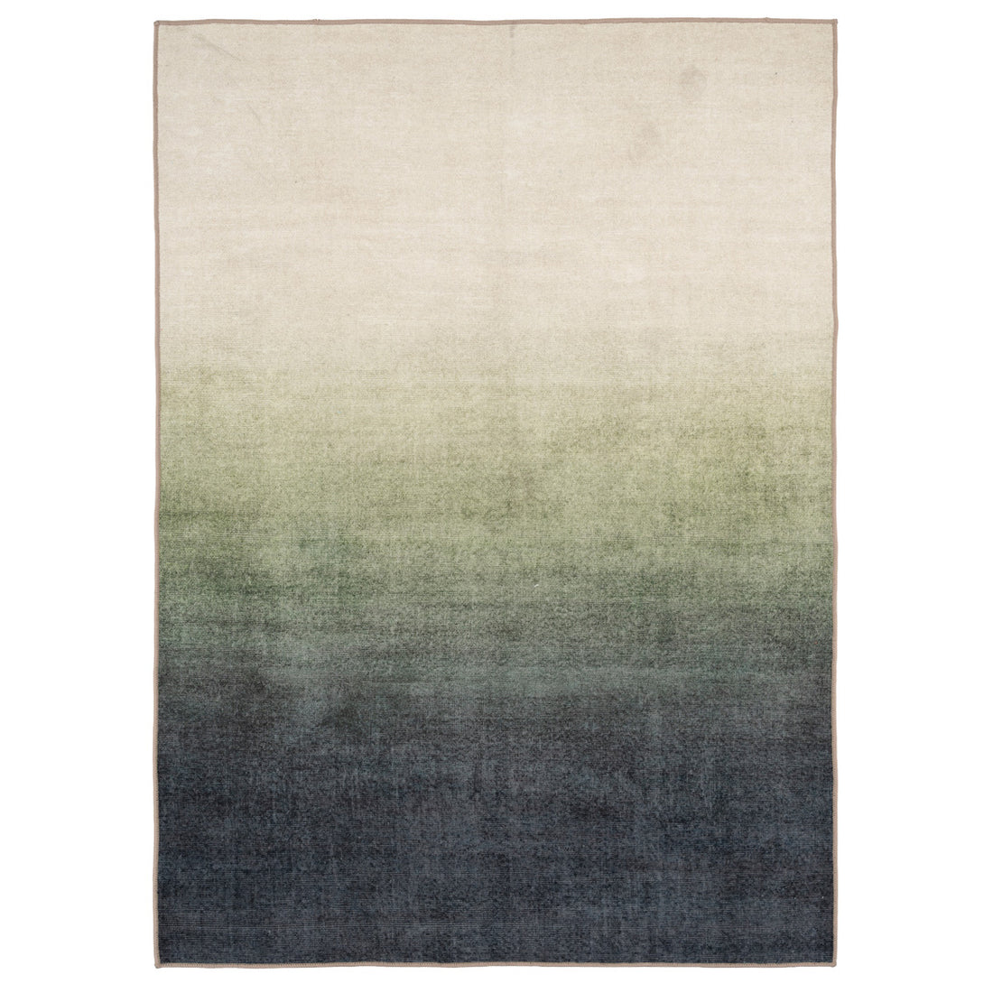 Soft Washable Green Ombre Rug - Gem | Living Room | Kukoon Rugs Online