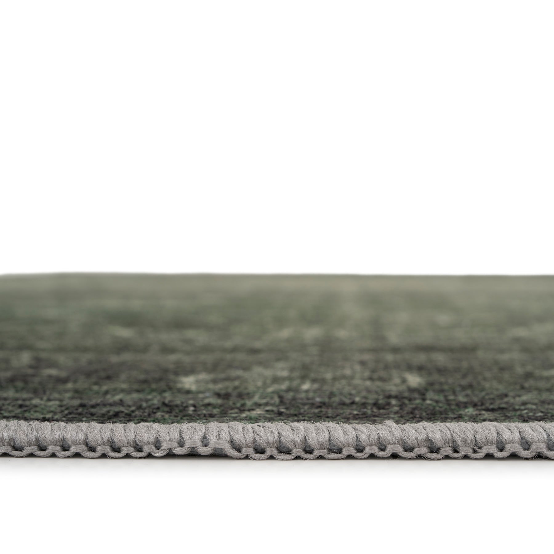 Soft Washable Green Medallion Rug - Maisie