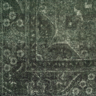 Soft Washable Green Medallion Runner - Maisie