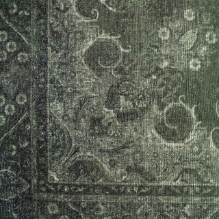 Soft Washable Green Medallion Rug - Maisie