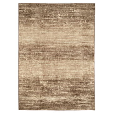 Soft Washable Mossy Brown Beige Rug - Ryn