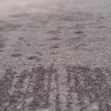 Soft Washable Grey Abstract Runner - Dara