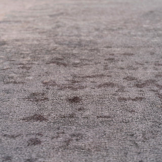 Soft Washable Grey Abstract Runner - Dara
