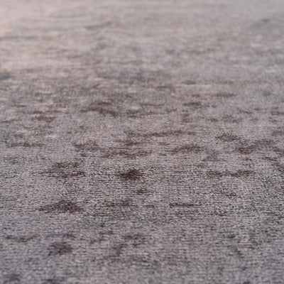 Soft Washable Grey Abstract Runner - Dara