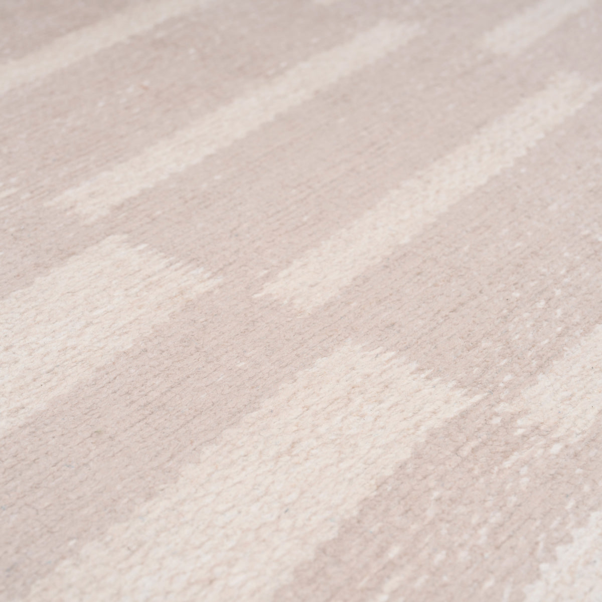 Soft Washable Beige Geometric Rug - Faye