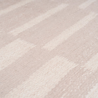 Soft Washable Beige Indoor Mat - Faye