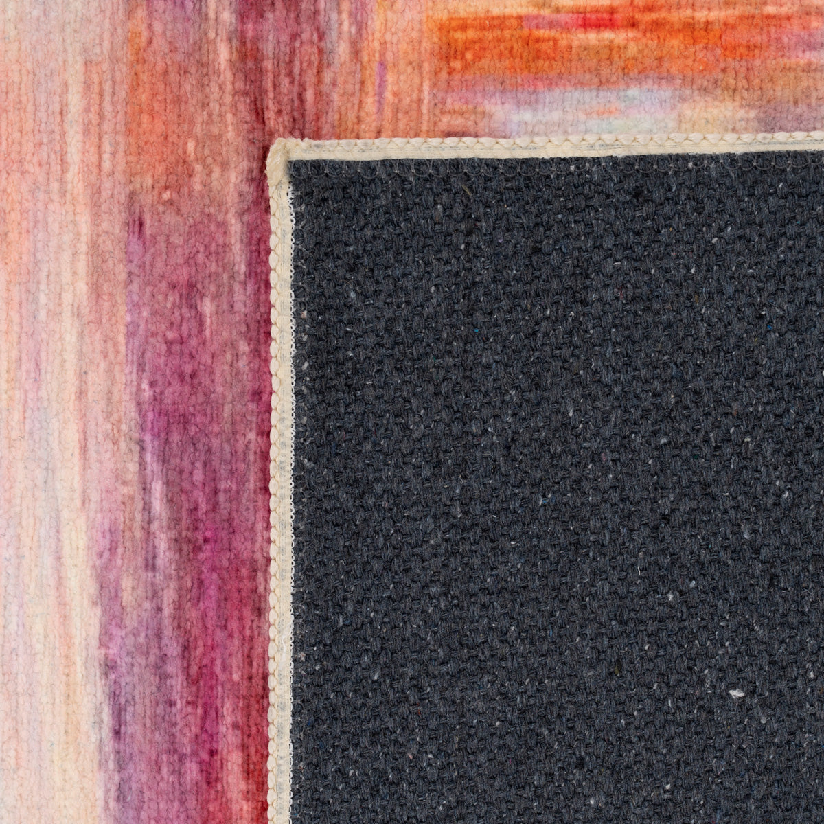 Soft Washable Pink Modern Art Rug - Festival