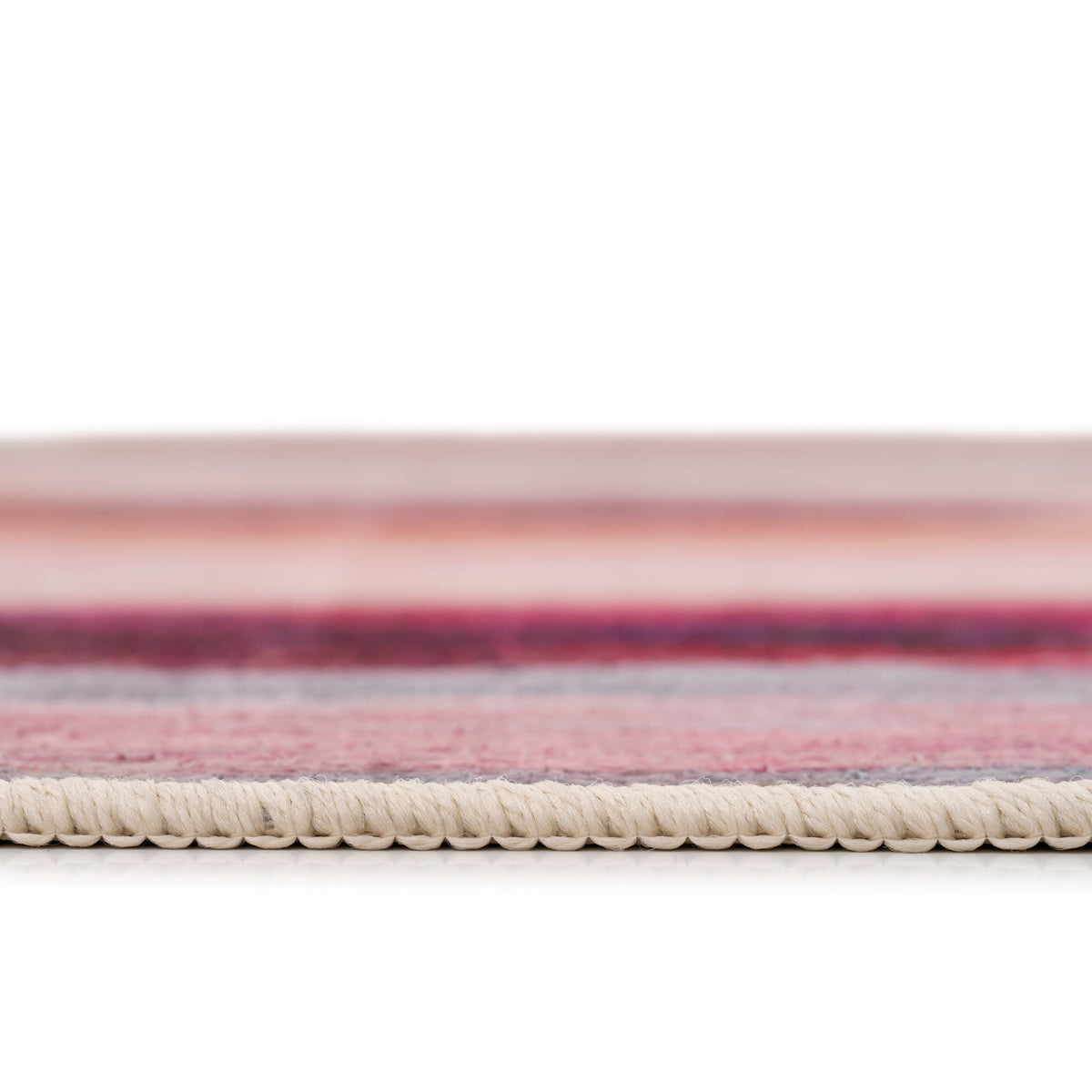 Soft Washable Pink Modern Art Rug - Festival