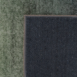 Soft Washable Green Ombre Runner - Gem