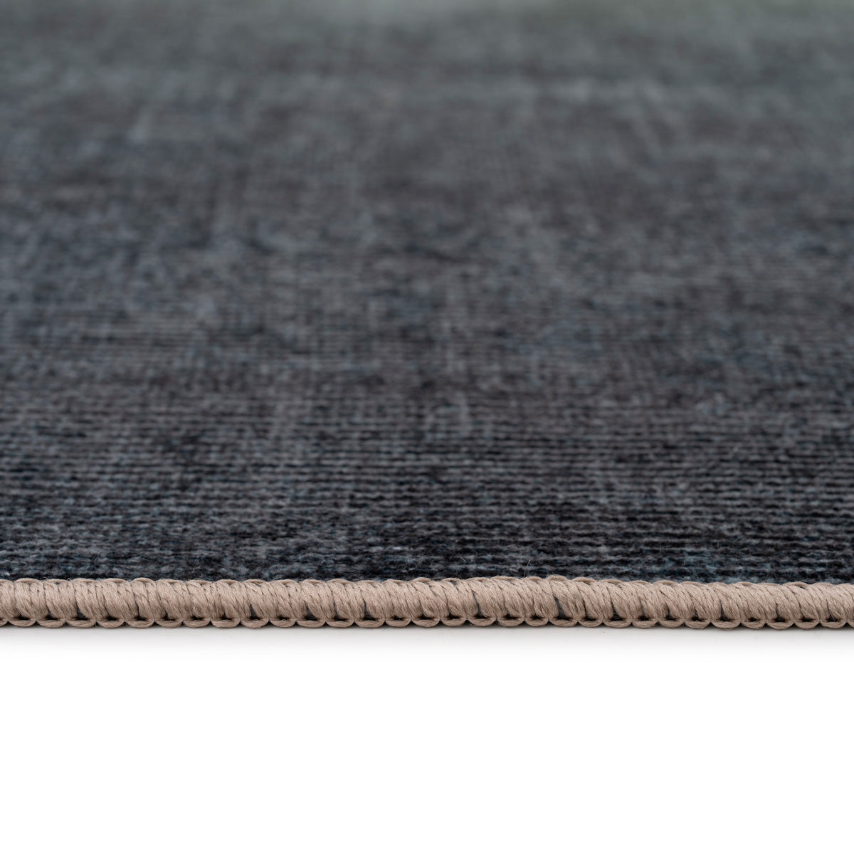 Soft Washable Green Ombre Runner - Gem