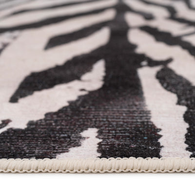 Soft Washable Zebra Indoor Mat - Ida