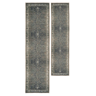 Soft Washable Classic Green Runner - Maude