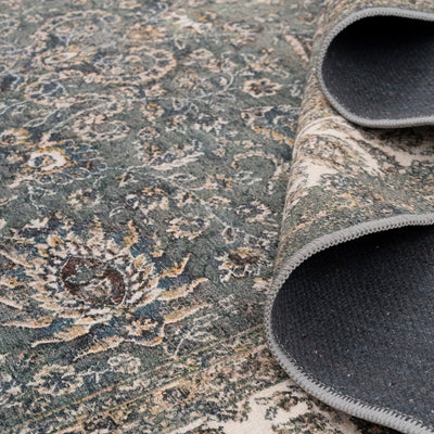Soft Washable Green Indoor Mat - Maude